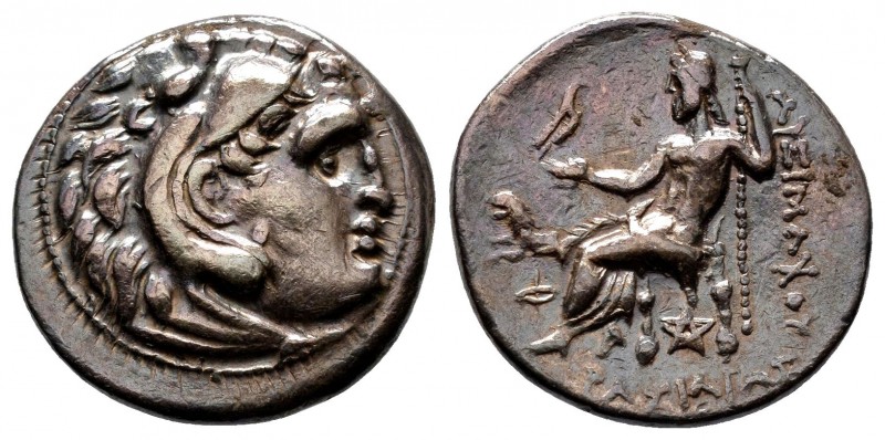 Kingdom of Macedon. Alexander III AR Drachm. Miletos, circa 295/4 BC. Head of He...