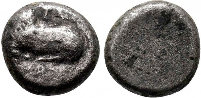 Cyprus, Salamis, Euelthon (c. 530/15-480 BC), Stater, Ram recumbent left / Blank...