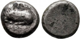 Cyprus, Salamis, Euelthon (c. 530/15-480 BC), Stater, Ram recumbent left / Blank. Asyut

Condition: Very Fine

Weight: 2.3 gr
Diameter: 13 mm