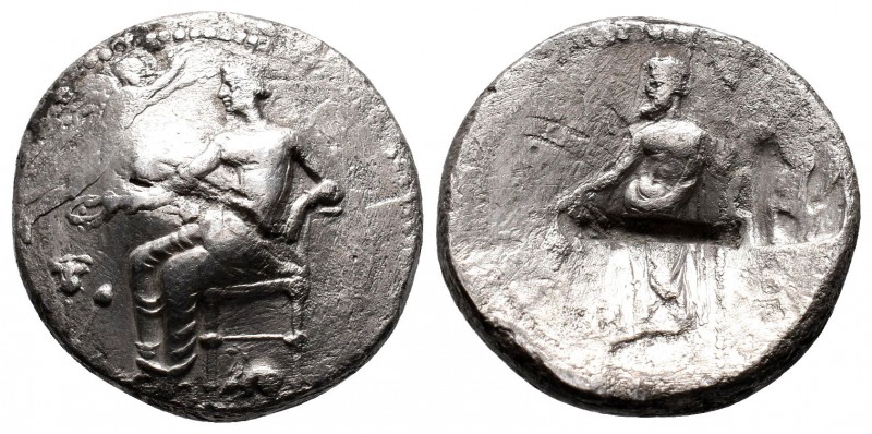 SIDE. Pamphylia. Ca.370-360 B.C. Stater.

Condition: Very Fine

Weight: 9 gr
Dia...