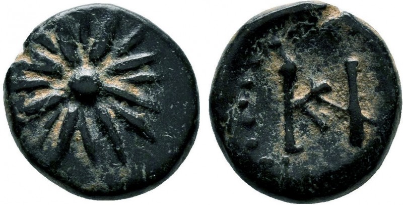 BITHYNIA. Kios. Ae (3rd century BC). ??

Condition: Very Fine

Weight: 1.8 gr
Di...