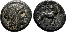 IONIA. Miletos. Ae (Circa 313-290 BC). 

Condition: Very Fine

Weight: 7.8 gr
Diameter: 21 mm