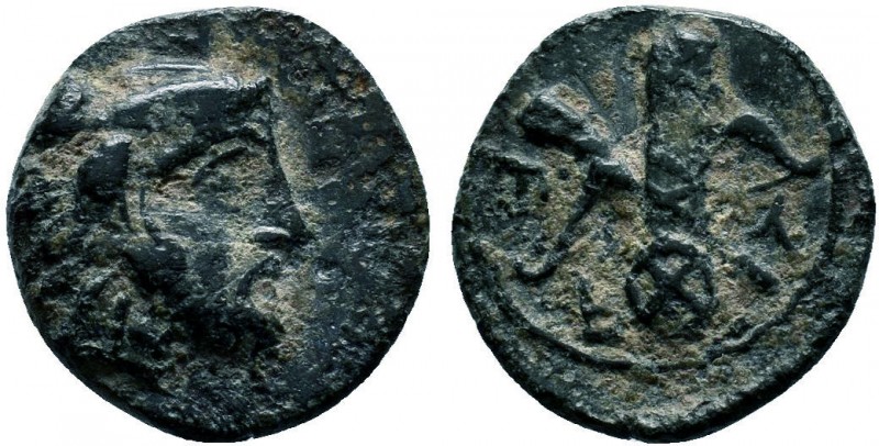 IONIA. Erythrai. Ae (Circa 400-375 BC). 

Condition: Very Fine

Weight: 1.7 gr
D...