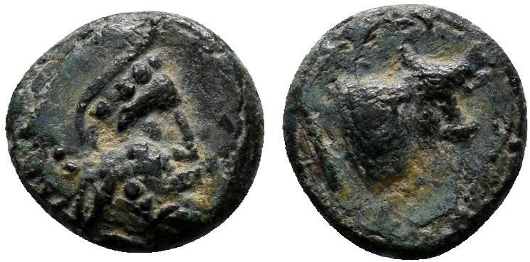 IONIA. Erythrai. Ae (Circa 480-400 BC).

Condition: Very Fine

Weight: 1.0 gr
Di...