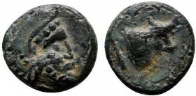 IONIA. Erythrai. Ae (Circa 480-400 BC).

Condition: Very Fine

Weight: 1.0 gr
Diameter: 10 mm