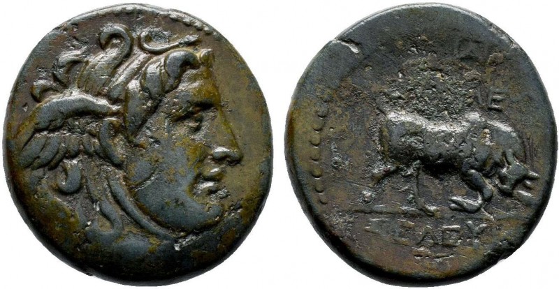 SELEUKID KINGS OF SYRIA. Seleukos I Nikator (312-281 BC). Ae. Antioch.

Conditio...