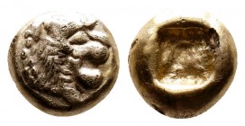 Uncertain Ionian mint . EL 1/12 Stater (Hemihekte, 8 mm, 1.13 g), c. 600-550 BC. RARE!

Condition: Very Fine

Weight: 1.13 gr
Diameter: 8 mm