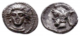CILICIA, Tarsos. Period of Alexander III. 333-323 BC. AR Obol

Condition: Very Fine

Weight: 0.8 gr
Diameter:10 mm
