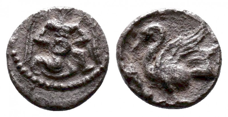 Cilicia, Mallos AR Obol. Circa 420-385 BC. 

Condition: Very Fine

Weight: 0.6 g...
