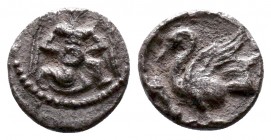 Cilicia, Mallos AR Obol. Circa 420-385 BC. 

Condition: Very Fine

Weight: 0.6 gr
Diameter:7 mm