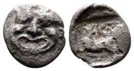 MACEDON, Neapolis(?). Circa 525-450 BC. AR Obol 

Condition: Very Fine

Weight: 0.6 gr
Diameter:9 mm