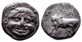 Mysia, Parion AR Hemidrachm. Circa 4th century BC.

Condition: Very Fine

Weight: 2 gr
Diameter:13 mm