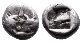 KINGS OF LYDIA. Kroisos (560-546 BC). Ar Obol.

Condition: Very Fine

Weight: 0.8 gr
Diameter:8 mm