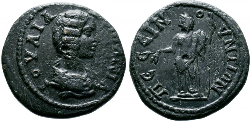 GALATIA. Pessinus. Julia Domna. Augusta, (193-217). AE Bronze. IOYΛIA ΔOMNA CЄBA...