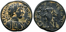 PHRYGIA, Eucarpeia.Caracalla, (198-217 AD).AE Bronze.

Condition: Very Fine

Weight: 8.7 gr
Diameter:24 mm