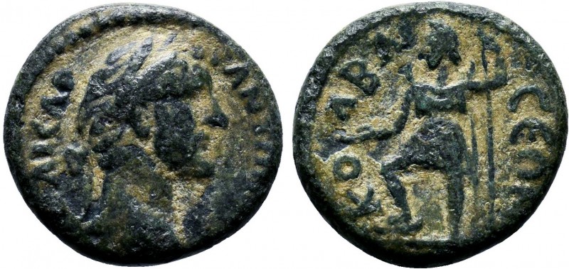 PISIDIA, Colbasa.Antoninus Pius. (138-161 AD).AE Bronze.ΑV ΚΑΙϹΑΡ ΑΝΤΩΝƐΙΝοc.lau...