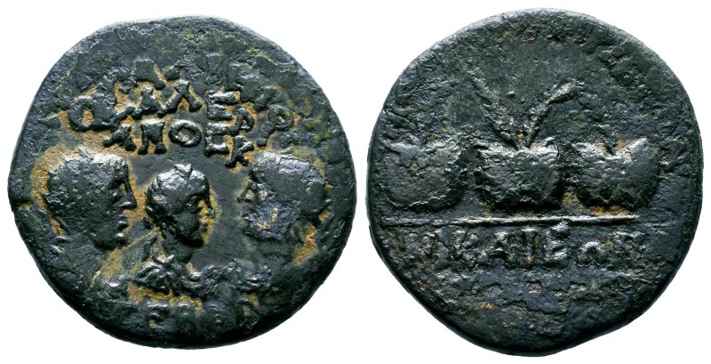 BITHYNIA. Nicaea. Valerian I, with Gallienus and Valerian II Caesar. (253-260).A...