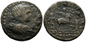 CARACALLA, A.D. 198-217. Mysia, Pergamon. AE Medallion, M. Kairelios Attalos, Magistrate ca. A.D. 215.
aureate and cuirassed bust of Caracalla facing ...