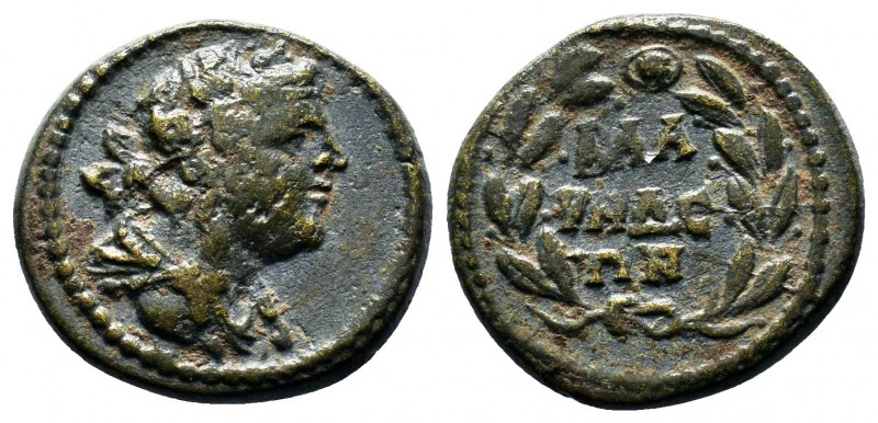 LYDIA. Blaundus. Pseudo-autonomous issue.AE Bronze. circa 2nd century. Draped bu...