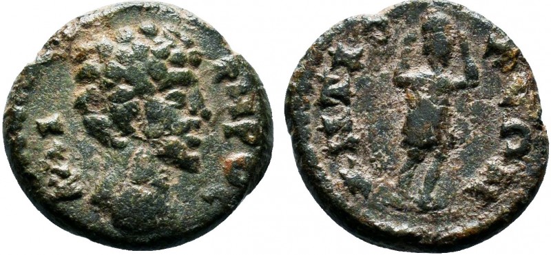 CARIA. Antiochia ad Maeandrum. Marcus Aurelius, (161-180 AD).ΒΗΡΟϹ ΚΑΙ.bare head...