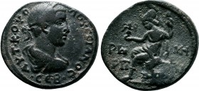 PONTUS. Neocaesarea. Trebonianus Gallus,( 251-253 AD).AE Bronze. AYT KAI ΓAΛΛOC CЄB Radiate, draped and cuirassed bust of Trebonianus Gallus to right,...