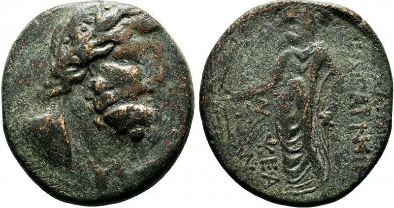 CILICIA, Mopsus. Claudius. (41-54 AD).AE Bronze.laureate and draped bust of Zeus...