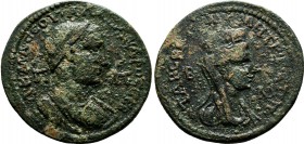 CILICIA, Tarsus. Severus Alexander.(AD 222-235).AE Bronze.ΑΥ Κ Μ Α ϹƐΟΥ ΑΛƐΞΑΝΔΡΟϹ ϹƐΒ Π Π.bust of Severus Alexander, r., wearing crown and garments o...