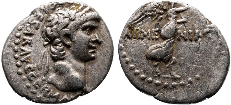 CAPPADOCIA. Caesarea.Nero. (58-60 AD).Hemidrachm. NERO CLAVD DIVI CLAVD F CAESAR...