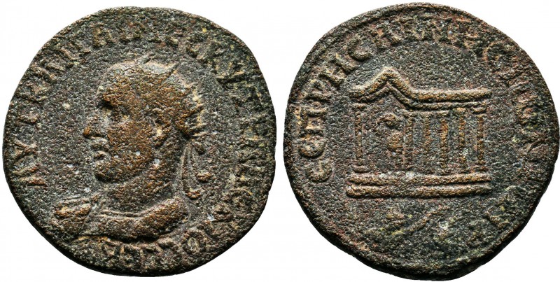 MESOPOTAMIA. Rhesaena. Trajan Decius AD 249-251. AE Bronze.ΑΥΤ ΚΑΙ ΓΑΙ ΜƐϹ ΚΥ ΤΡ...