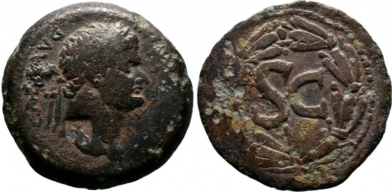 SYRIA, Seleucis and Pieria. Antioch. Domitian ,( 81-96 AD).AE Bronze. IMP DOMITI...