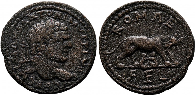 SYRIA. Seleucis and Pieria.Laodicea ad Mare.Caracalla.(198-217 AD).AE Bronze. M ...