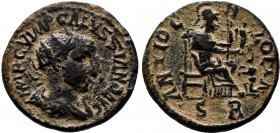 PISIDIA. Antioch.Trebonianus Gallus.(AD 251-253).AE Bronze.IMP C VIMP GALVSSIANO AVG.radiate, draped and cuirassed bust of Volusian, r / ANTIOCHI OCL ...