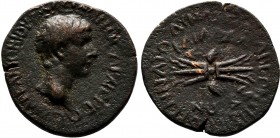 CILICIA, Olba. M. Antonius Polemo, high priest.( Circa 17-36 AD).AE Bronze.ΜΑΡΚ ΑΝΤΩΝΙΟΥ ΠΟΛΕΜΩΝΟΣ ΑΡΧΙΕΡΕΩΣ.head of Polemo, r / ΔΥΝΑΣΤΟΥ ΟΛΒΕΩΝ ΤΗΣ Ι...