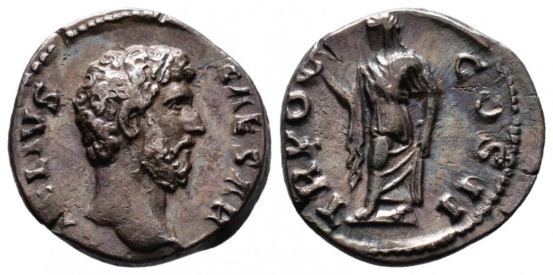 Aelius. Caesar, A.D. 136-138. AR denarius. Rome mint, struck A.D. 137. L AELIVS ...