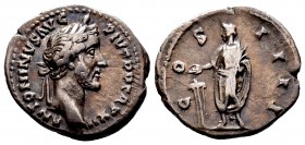 Antoninus Pius AR Denarius. Rome, AD 145-161

Condition: Very Fine

Weight: 3.2 gr
Diameter: 19 mm
