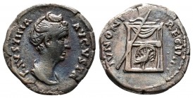 Faustina I (138-141 AD). AR Denarius. Roma (Rome).

Condition: Very Fine

Weight: 2.6 gr
Diameter:18 mm