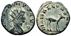 Gallienus Ae Silvered Antoninianus. AD 264-265. 

Condition: Very Fine

Weight: 3.0 gr
Diameter:20 mm
