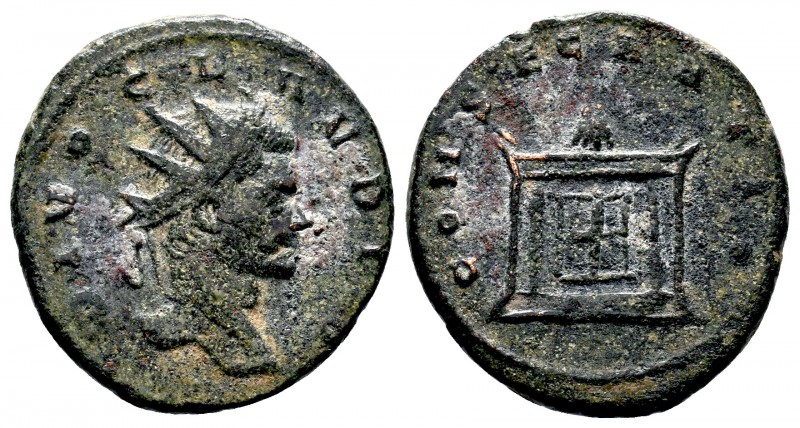 Claudius II. (268-270 AD), as Divus under Quintillus or Aurelian. AE Antoninianu...