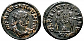 Carinus, as Caesar (282-283 AD). AE silvered Antoninianus

Condition: Very Fine

Weight: 3.4 gr
Diameter:21 mm