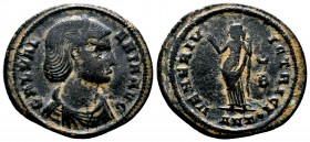 Galeria Valeria, wife of Galerius, AD 305-311. AE Follis

Condition: Very Fine

Weight: 5.5 gr
Diameter:28 mm