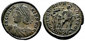 Constantius II (337-361 AD). AE Centenionalis

Condition: Very Fine

Weight: 3.5 gr
Diameter:20 mm