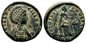 Aelia Flaccilla. Augusta, AD 379-386/8. AE

Condition: Very Fine

Weight: 5.6 gr
Diameter: 22.6 mm