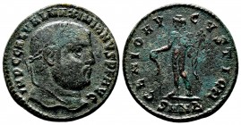 Maximianus, first reign, 286-305. Follis 

Condition: Very Fine

Weight: 7.8 gr
Diameter: 26 mm