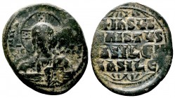 BYZANTINE EMPIRE. 976-1025 AD. AE Anonymous Follis. Bust of Jesus Christ.

Condition: Very Fine

Weight: 9.4 gr
Diameter:31 mm