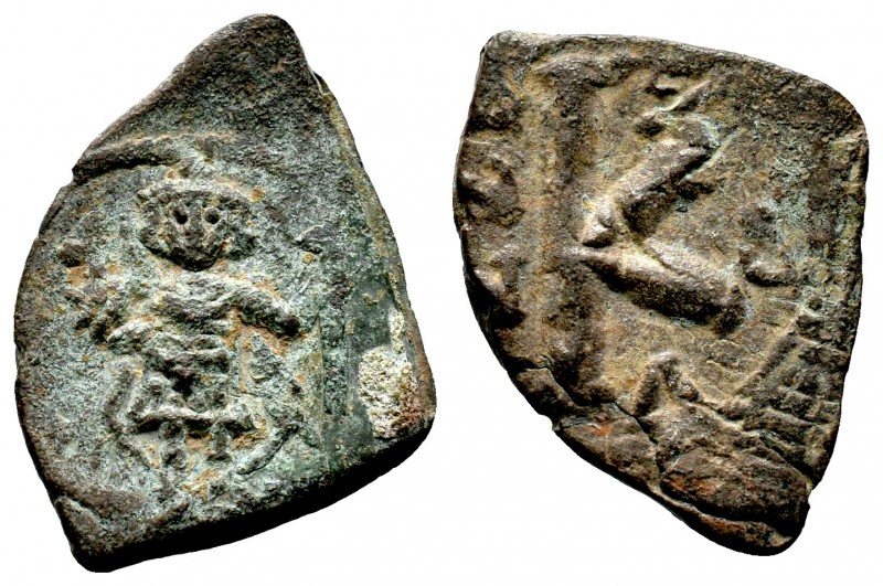 Constantin IV (668-685), AE follis, an 30, 683-684, Constantinople. 

Condition:...