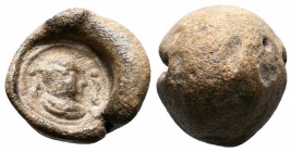 Early conical roman seal 4th-5th centuries AD, With a bust of Emperor
Condition: Very Fine

Weight: 11.5 gr
Diameter: 18 mm