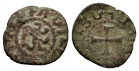 Levon V, 1374-1375 AD. Copper pogh.
Condition: Very Fine

Weight: 0.8 gr
Diameter:15 mm