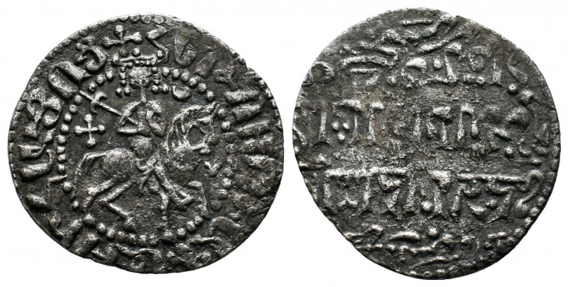 Kings of Armenia, Hetoum I (1226-1270) AR Tram. Bilingual issue, naming Kaikhusr...