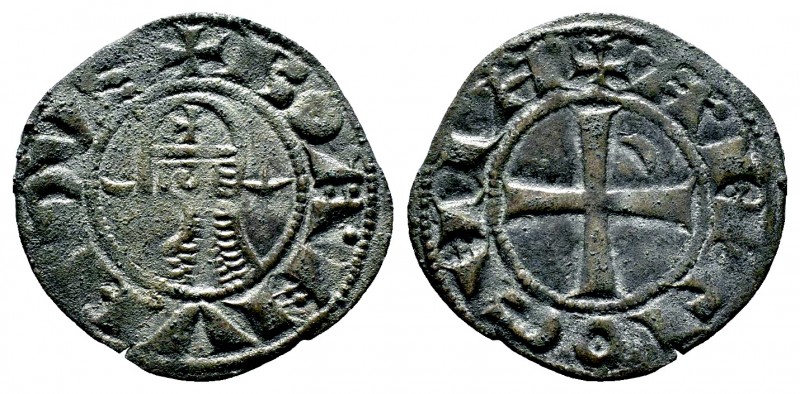 CRUSADERS, Antioch. Bohémond III. 1163-1201. BI Denier Struck circa 1163-1188. +...