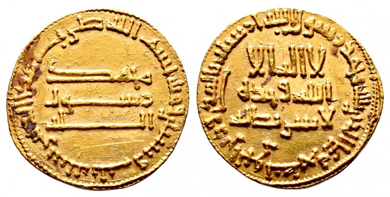 ABBASID.Al-Mahdi.( AD 775-785 ). AV Dinar.No mint name.163 AH.Album 214
Conditio...
